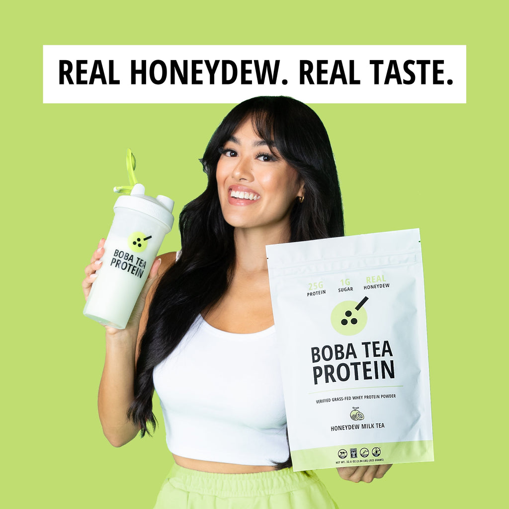 Honeydew Milk Tea Whey Protein-Boba Tea Protein