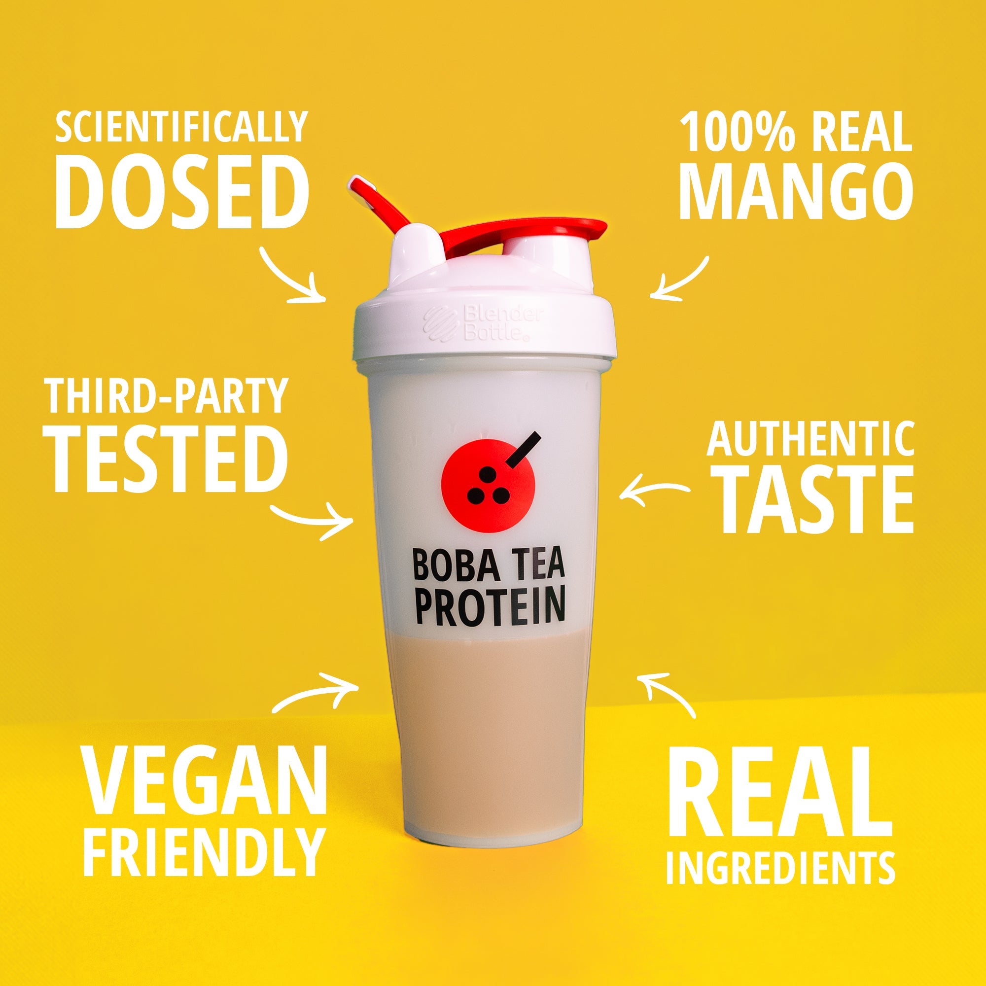 Mango Green Tea Pre-Workout-Boba Tea Protein